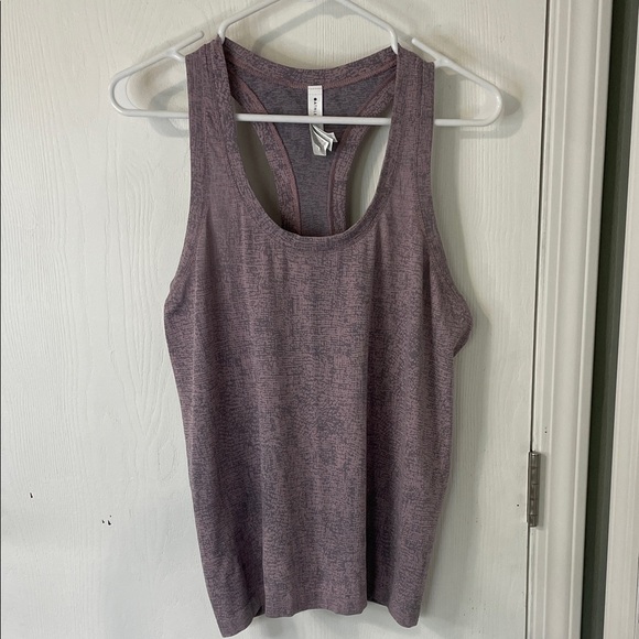 Athleta Tops - Athleta Momentum Like New Women’s Razorback Tank Lilac Gray Heather Size Large